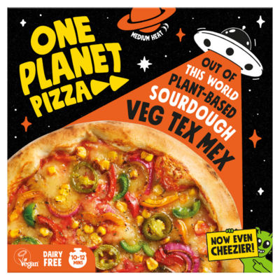 One Planet Pizza Plant-Based Sourdough Veg Tex Mex 360g