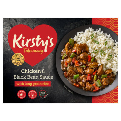 Kirstys Takeaway Chicken & Black Bean with Chinese inspired Rice 450g