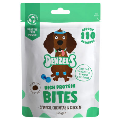 Denzels High Protein Bites Spinach, Chickpeas & Chicken