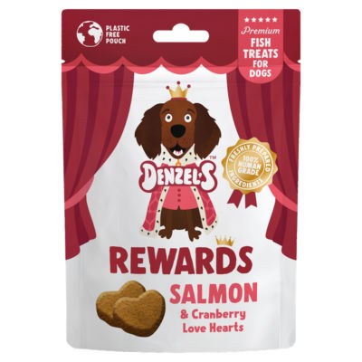 Denzels Salmon & Cranberry Rewards Dog Treats 70g