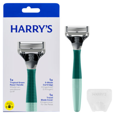 Harrys Men's Tropical Green 5 Blade Razor