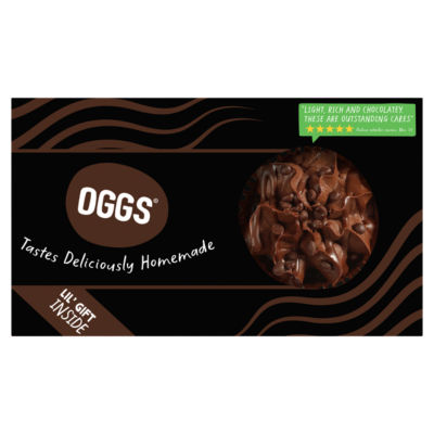 OGGS Double Chocolate Cupcakes - Hand-Finished