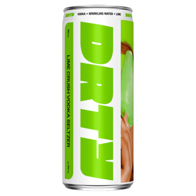 Drty Hard Seltzer Hard Seltzer White Citrus Alcoholic Sparkling Water 330ml