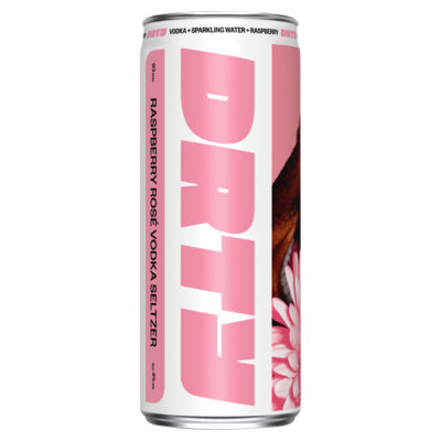 Drty Hard Seltzer Raspberry Rosé Vodka Seltzer 330ml