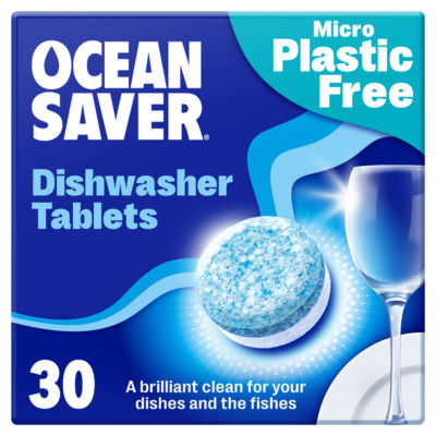 Ocean Saver Plastic Free 30 Eco Dishwasher Tablets 420G