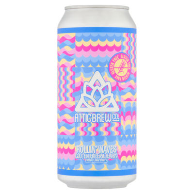 Attic Brew Co . Rollin' Waves Gluten Free Pale 440ml