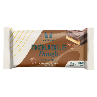 Myvegan Double Dough Brownie Chocolate Chip Flavour 60g