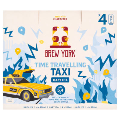 Brew York Time Travelling Taxi Hazy IPA 4 x 330ml