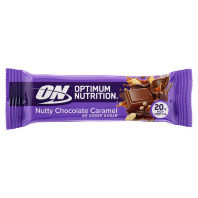 Optimum Nutrition Protein Bar, Nutty Chocolate Caramel Flavour, single serve, 70g