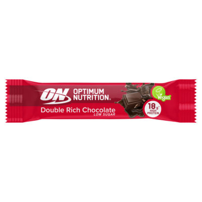 Optimum Nutrition Plant Protein Bar, Double Rich Chocolate Flavour, single serve, 60g