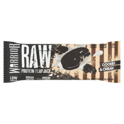 Warrior Raw Cookies & Cream Protein Flap Jack 75g