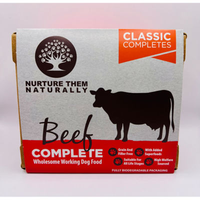 Nurture Them Naturally Beef Complete Wholesome Working Dog Food
