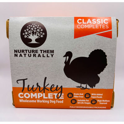 Nurture Them Naturally Turkey Complete Wholesome Working Dog Food