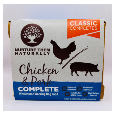 Nurture Them Naturally Chicken & Pork Complete Wholesome Working Dog Food