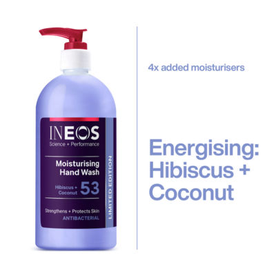 Ineos Limited Edition Hibiscus + Coconut 53 Moisturising Hand Wash 500ml