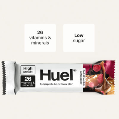 Huel Complete Nutrition Bar - Dark Chocolate & Raspberry 51g