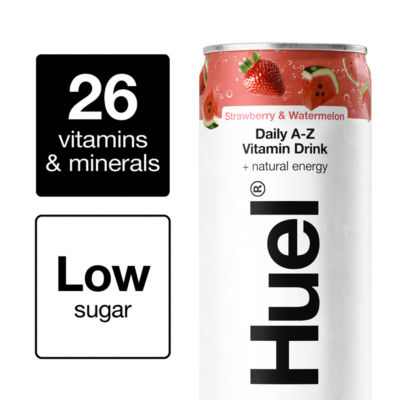 Huel Daily A-Z Watermelon Sparkling Multivitamin Energy Drink 330ml