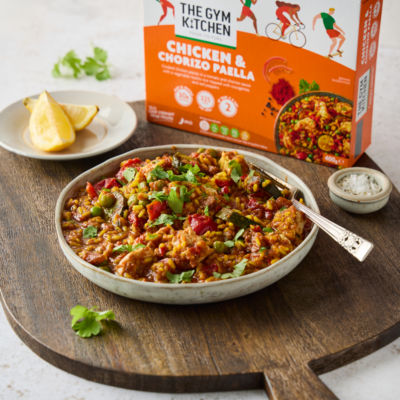 The Gym Kitchen Chicken & Chorizo Paella 400g - ASDA Groceries