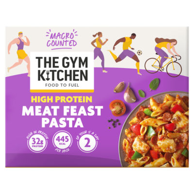 The Gym Kitchen Meat Feast Pasta 400g