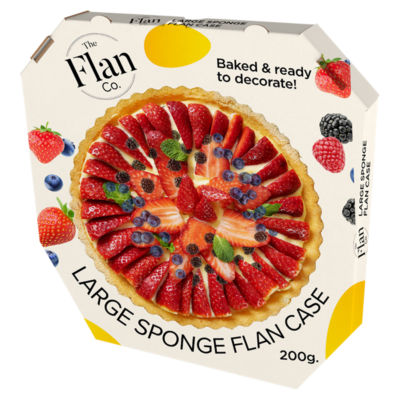 The Flan Co. Large Sponge Flan Case 200G
