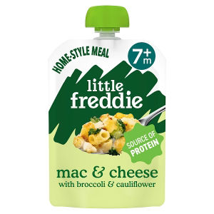 Little Freddie Organic Mac and Cheese with Broccoli & Cauliflower Baby Food Pouch Single 7m+ 130g