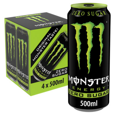 Monster Energy Green Zero 4 x 500ml - Image 3