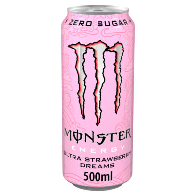 Monster Energy Drink - Ultra Strawberry Dreams Zero Sugar 500ml