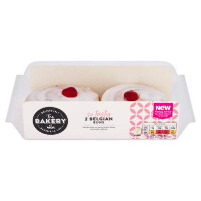 The BAKERY at ASDA 2 Belgian Buns