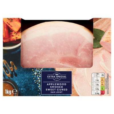 ASDA Extra Special Extra Special Applewood Smoked Sweet Cured Ham Joint 1kg