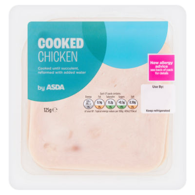 ASDA Cooked Chicken 125g