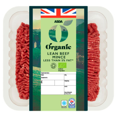 ASDA Organic Lean Beef Mince