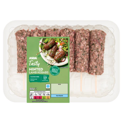 ASDA Minted Lamb Kebabs 360g