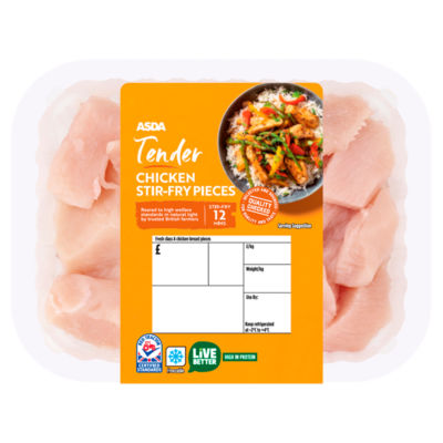 ASDA Tender Chicken Stir-Fry Pieces