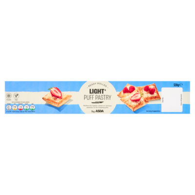 ASDA Ready Rolled Light Puff Pastry 320g