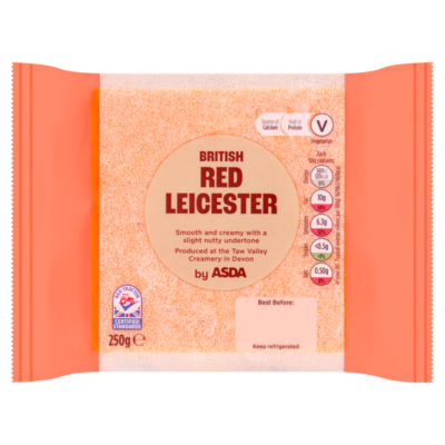 ASDA British Red Leicester 250g