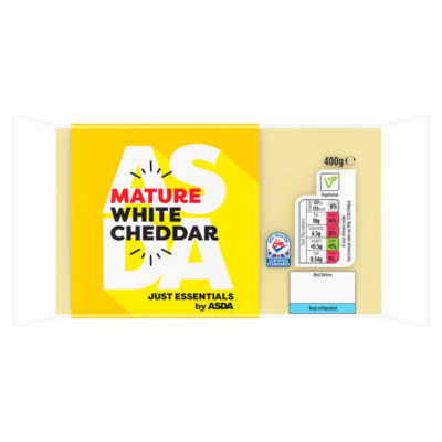 JUST ESSENTIALS by ASDA White Cheddar 400g