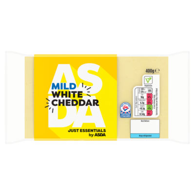 JUST ESSENTIALS by ASDA White Cheddar 400g
