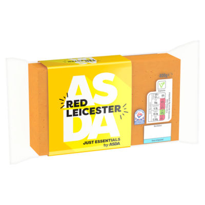 JUST ESSENTIALS by ASDA Red Leicester 400g