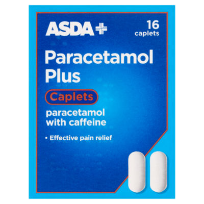 ASDA Paracetamol Plus Caplets 16 Caplets
