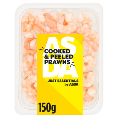 JUST ESSENTIALS by ASDA Cooked & Peeled Prawns 150g