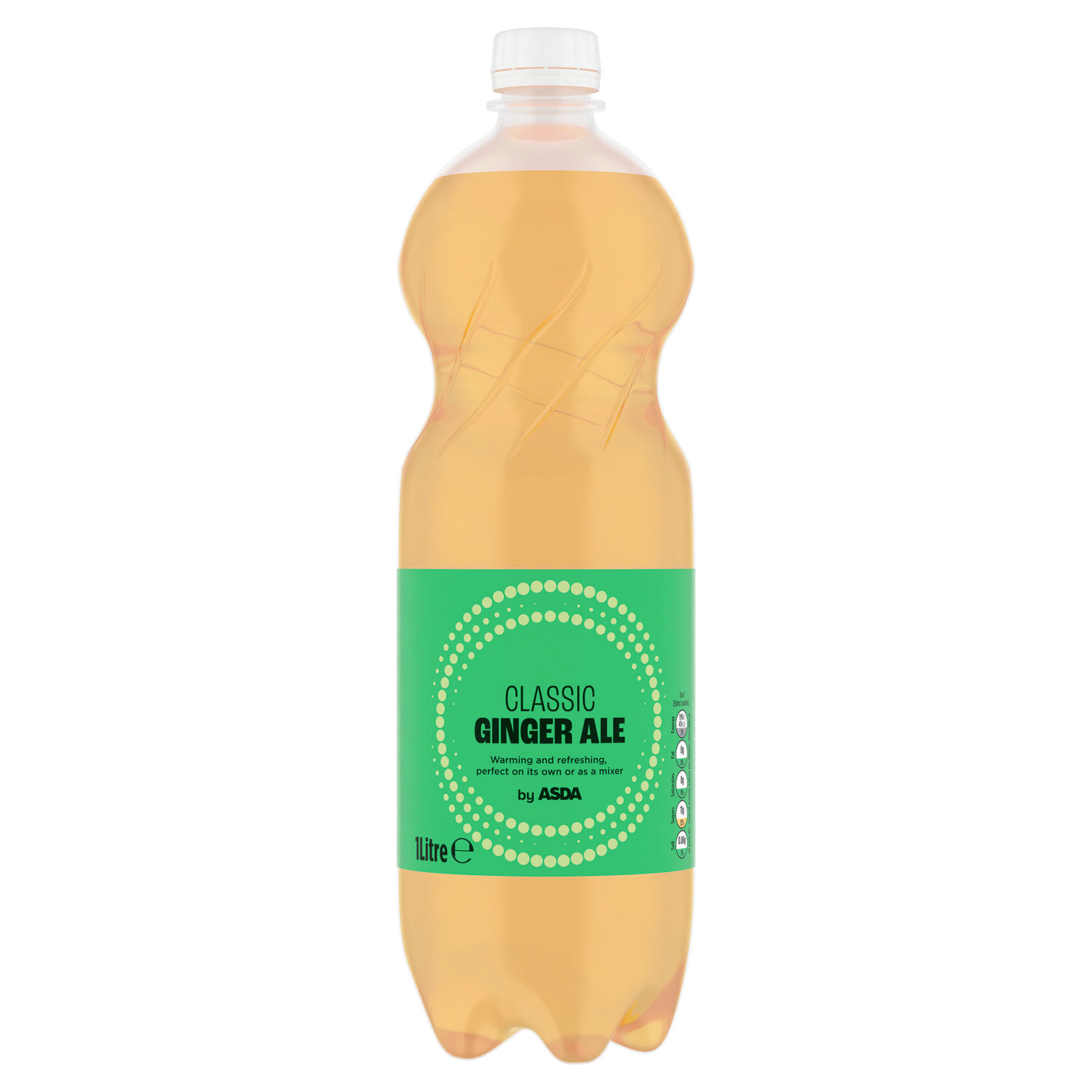 ASDA Classic Ginger Ale 1 Litre Soft Drink
