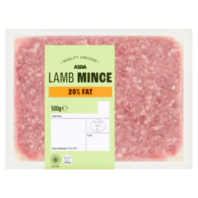 ASDA Flavourful Lamb Mince 20% Fat 500g