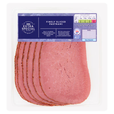 ASDA Extra Special Extra Special Finely Sliced Pastrami 90g