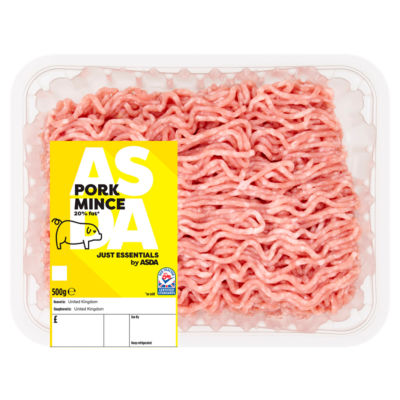 JUST ESSENTIALS by ASDA Pork Mince 500g