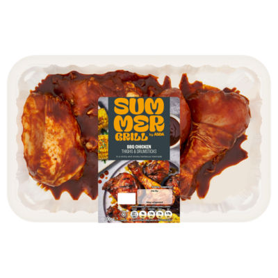 ASDA Summer Grill BBQ Chicken Thighs & Drumsticks 700g