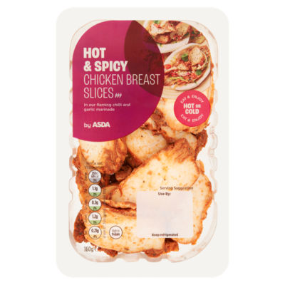 ASDA Hot & Spicy Chicken Breast Slices 160g