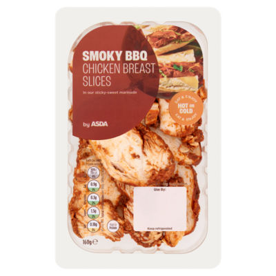 ASDA Smoky BBQ Chicken Breast Slices 160g