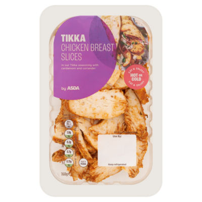 ASDA Tikka Chicken Breast Slices 160g