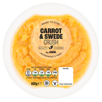 ASDA Sweet & Buttery Carrot & Swede Crush 400g