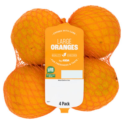 ASDA 4 Large Oranges